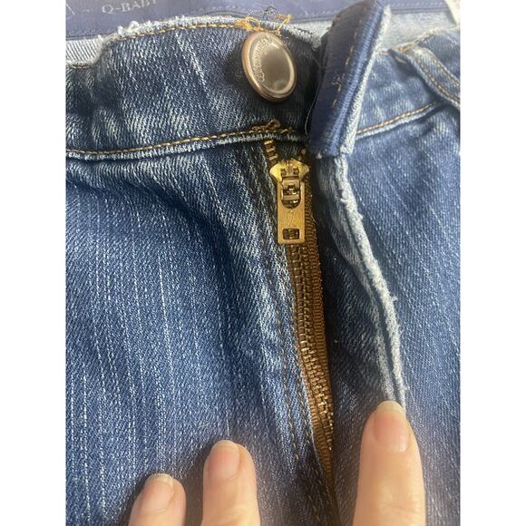 Wrangler Q-Baby Womens Jeans Size 15/16x34 Blue Denim Mid Rise Stretch Bootcut - Picture 3 of 7